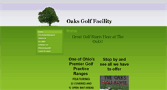 Desktop Screenshot of oaksgolffacility.com